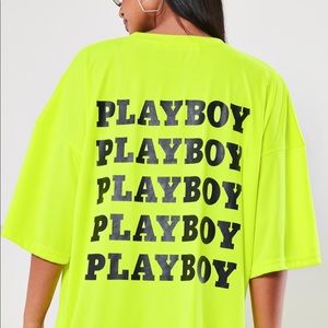 Playboy LIME T-Shirt dress